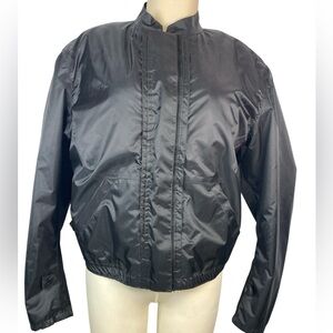 Tour Master Flex Jacket Lined Black Windbreaker Jacket Women’s Large (12-14)